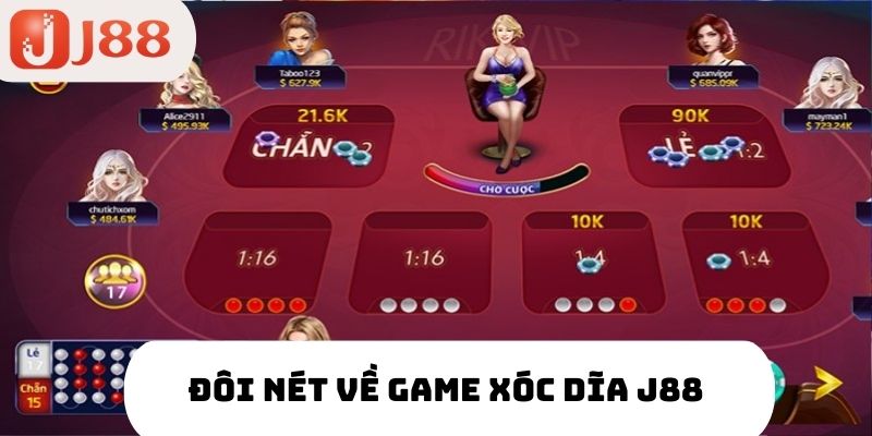 Xóc dĩa online hấp dẫn tại J888